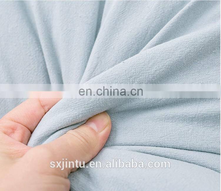 Colorful 100% cotton crepe fabric washable throw pillow case covers