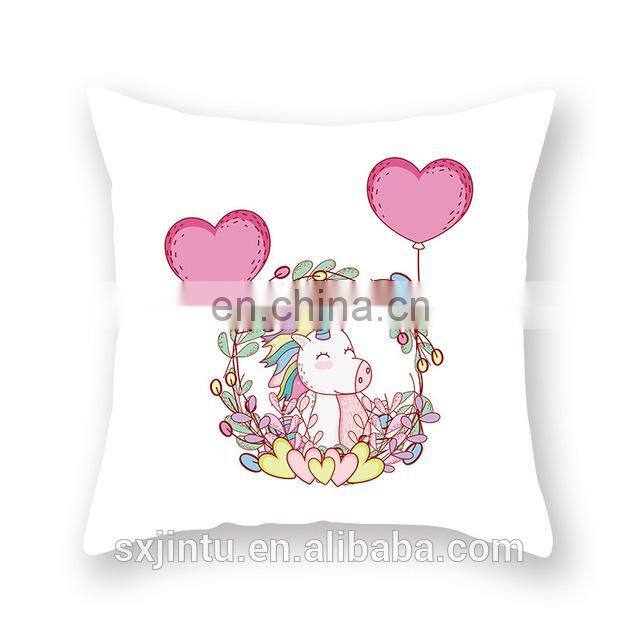 Cute Unicorn custom Bed Seat Throw Pillow cover