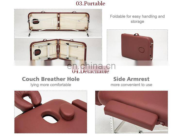 aluminum folding massage table Portable Massage Table Massage Bed foldable