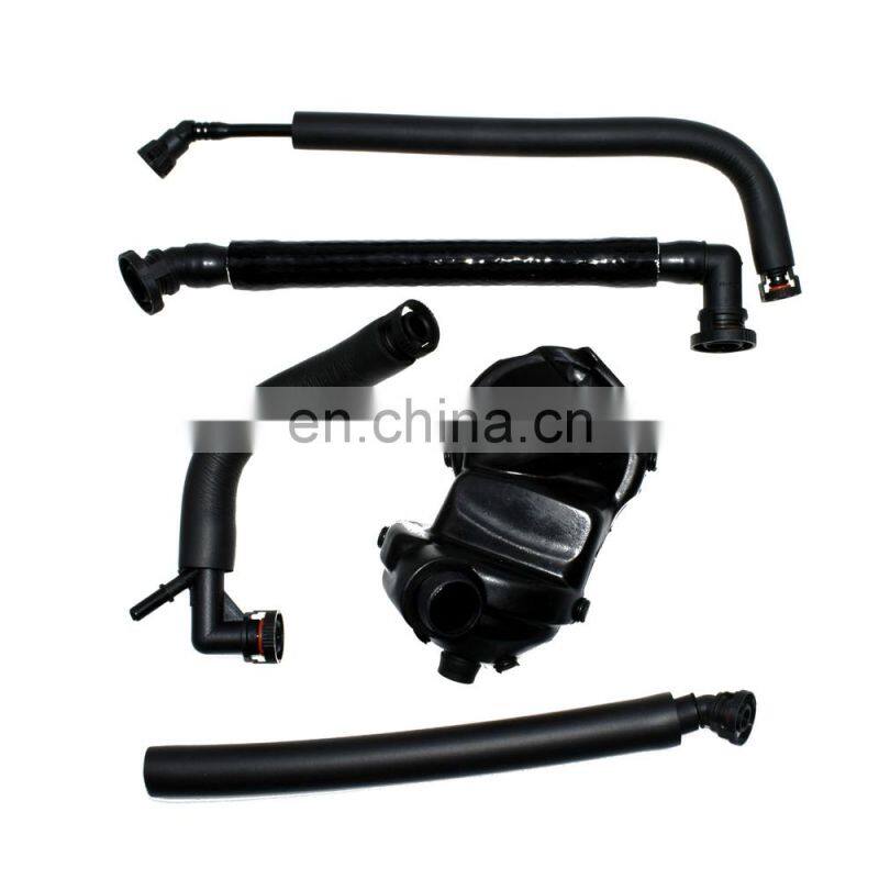 Free Shipping!PCV CRANKCASE VENT VALVE & BREATHER HOSE COLD WEATHER CLIMATE 5 PCS FOR BMW E46