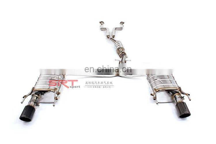 Exhaust Pipe for Toyota REIZ titanium exhaust catback with quad double tip