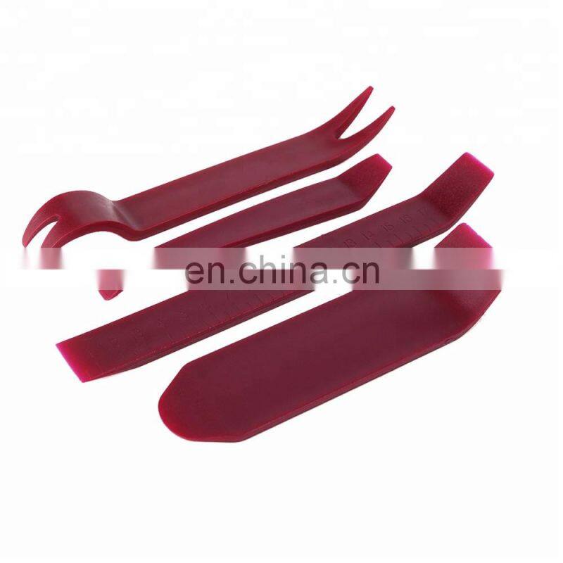 4Pcs Plastic Car Door Plastic Trim Panel Clip Remove Tool Dash Radio Installer Removal Open Pry Repair Tools