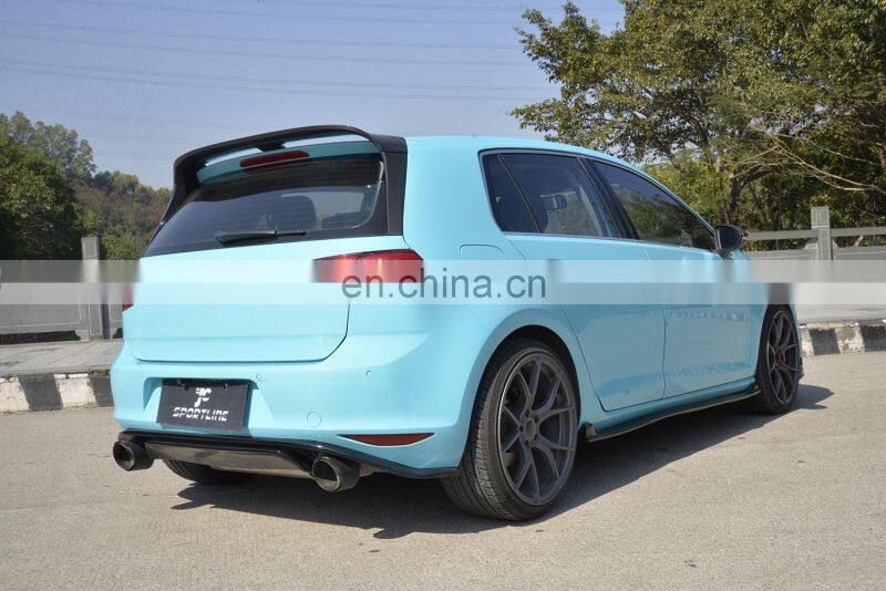 For VW GOLF 7 MK7 Clubsport Style Rear Diffuser 14-16