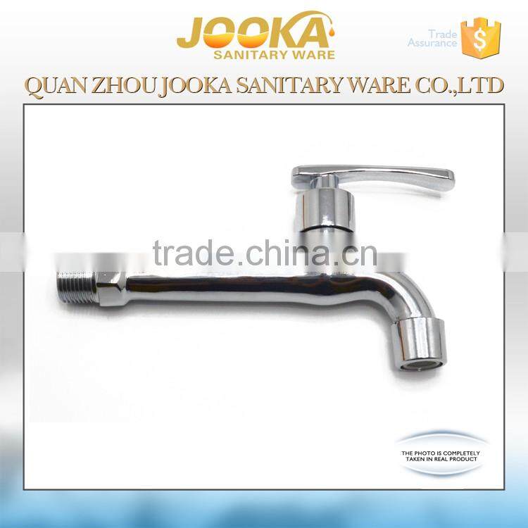 Chrome-polished hose bibcock/shower faucets with Handle