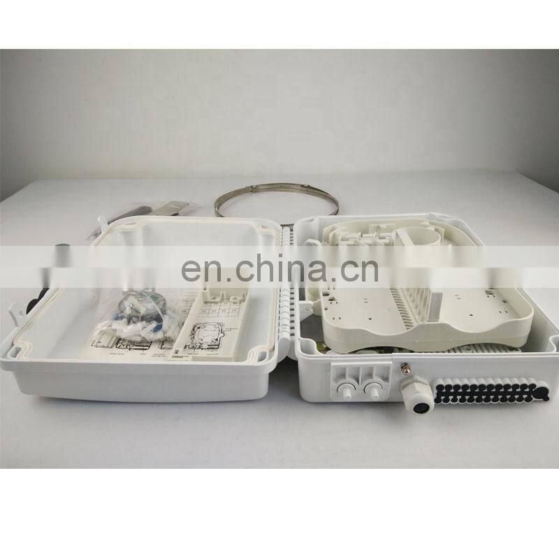 24 core 1*24 FTTH box IP65 fiber optic termination box fiber optic splice distribution box