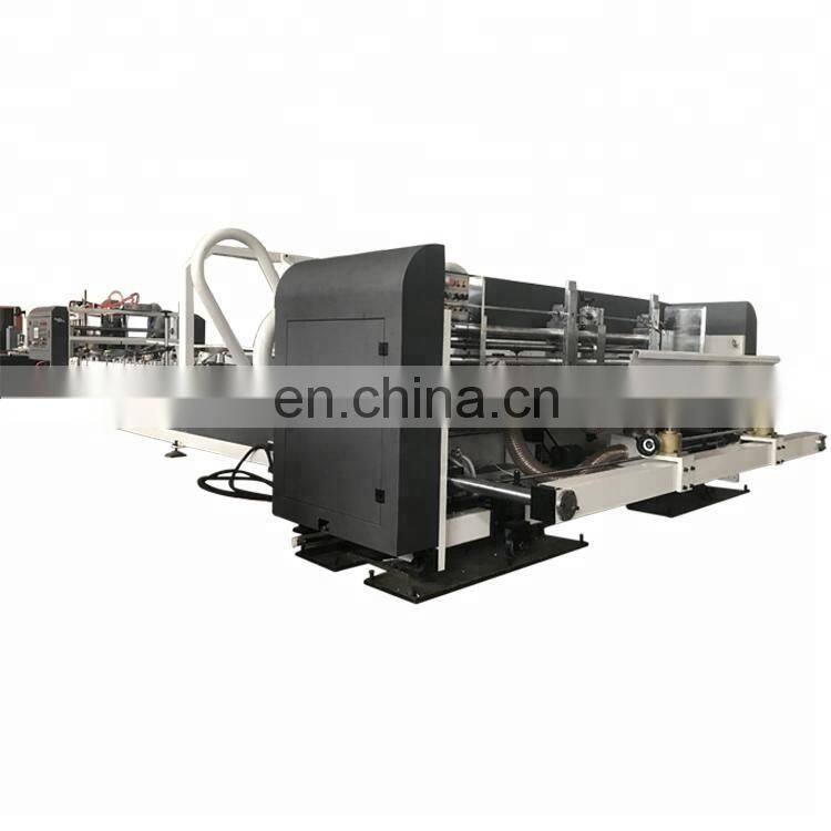 AUTOMATIC corrugated box fold past machine