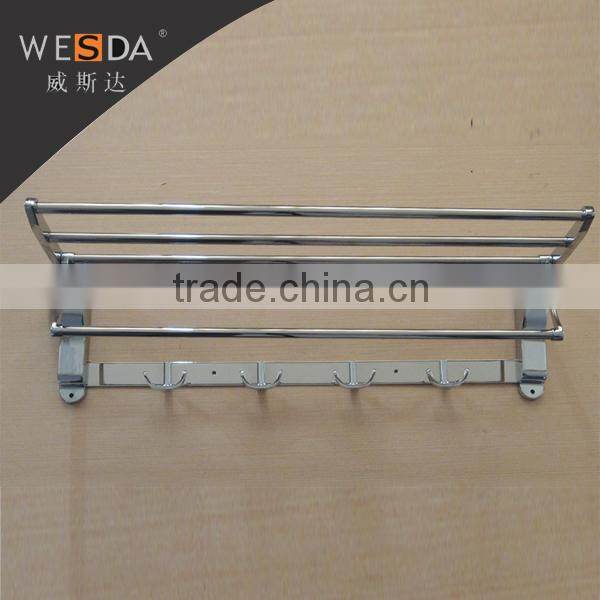 Wesda Bathroom accessories design 2015 sus 201 stainless steel towel rack china