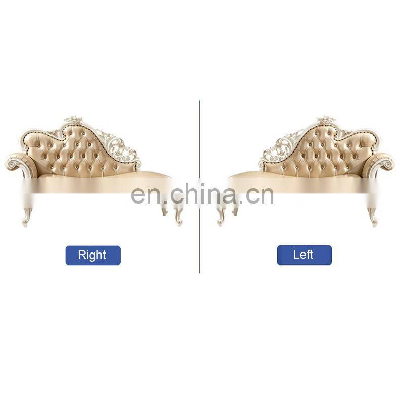 European solid wood chaise longue