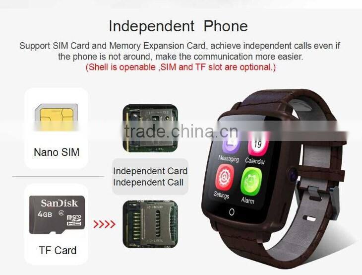 Bluetooth Smart U Watch U11C Wristwatch Separate Micro GSM SIM Card Slot For Andriod IOS iPhone Smartphone Men Women U11C smart