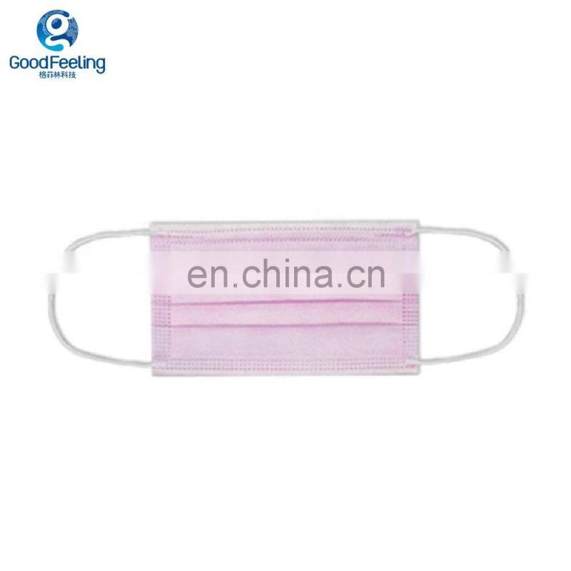 As Low As 0.03USD/Piece Disposable Non Woven Blue+White Surgical Face Mask Masque Maskss 50 Pcs Breathable Ear-Loop Flat