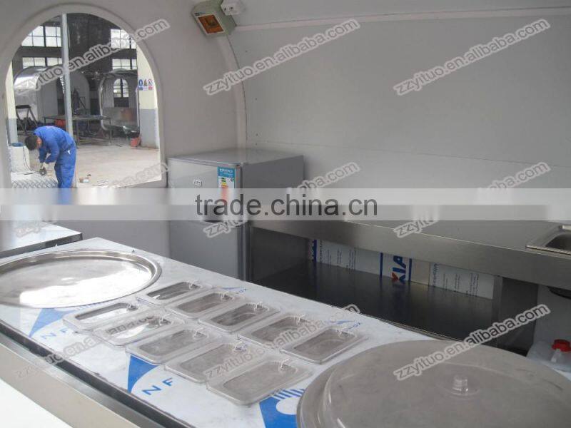 Food Catering Trucks/Fried Ice Cream Machine Food Cart Trailer for Sale/Outdoor Food Cart