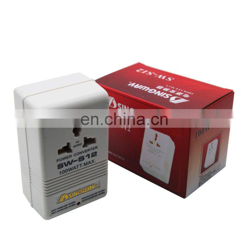 110V 120V to 220V 240V 100W Transformer Travel US Step Up or Step Down Voltage Converter