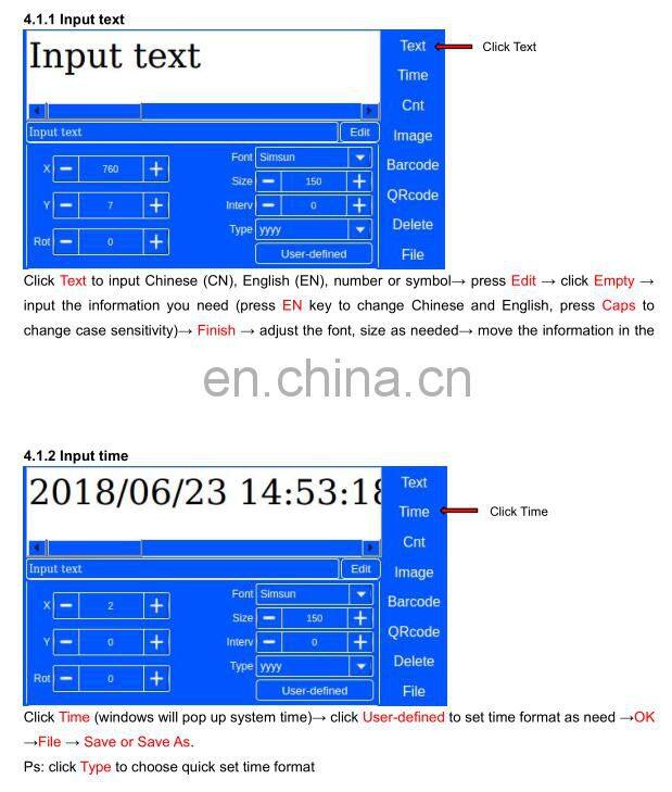 M3S English Version + Original Quick Drying Ink Cartridge Optional Ink Color Handheld Inkjet Printer