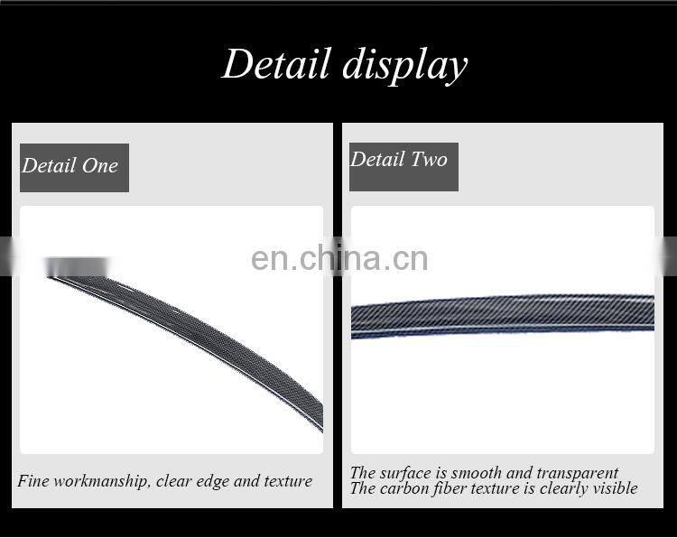 Runde Auto Parts High Quality M5 Style Carbon Fiber Rear Spoiler Wing for 2011-2017 BMW 5 Series F10 F18 spoiler