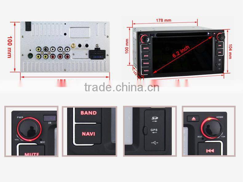 Touch Screen Double Din Car DVD for TOYOTA Car GPS Navi WIFI 3G Digital TV SWC Bluetooth RDS 1080P AUX IN AM/FM MP3/4 Phonebook