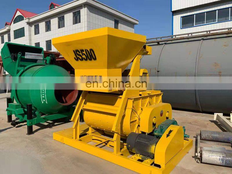 JS500 Multifunctional Diesel Concrete Mixer 250L With Great Price