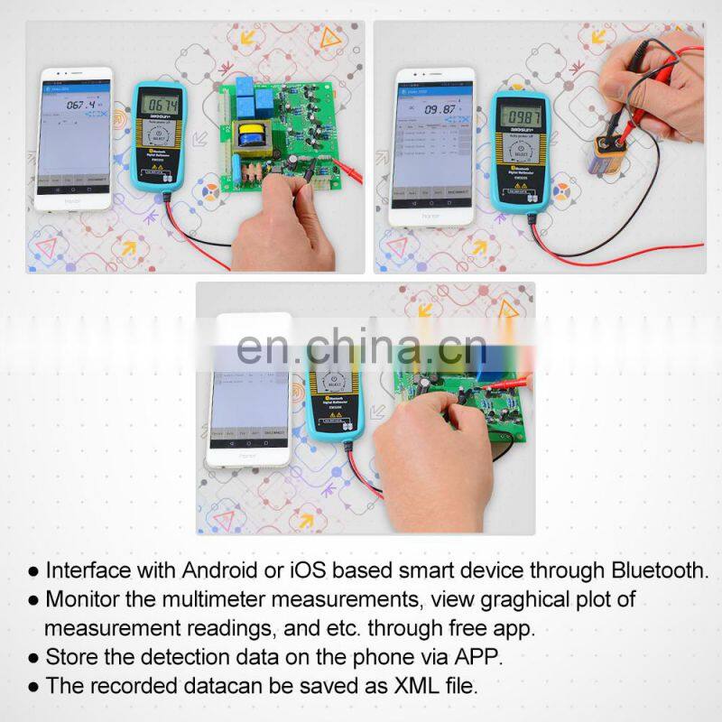 All-sun EM3255 Auto Ranging Pocket Multimeter Digital Voltmeter Resistance Frequency Capacitance Continuity