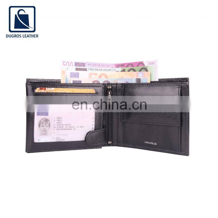 2020 New Arrival Luxurious Pattern Stylish RFID Men Genuine Leather Wallet