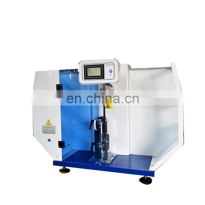 50j display simple supported beam charpy digital for plastic 5.5j izod pendulum impact tester