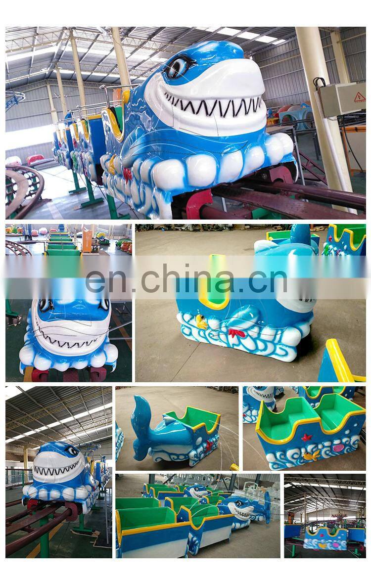 Outdoor fairground rides mini roller coaster amusement park games machines for sale