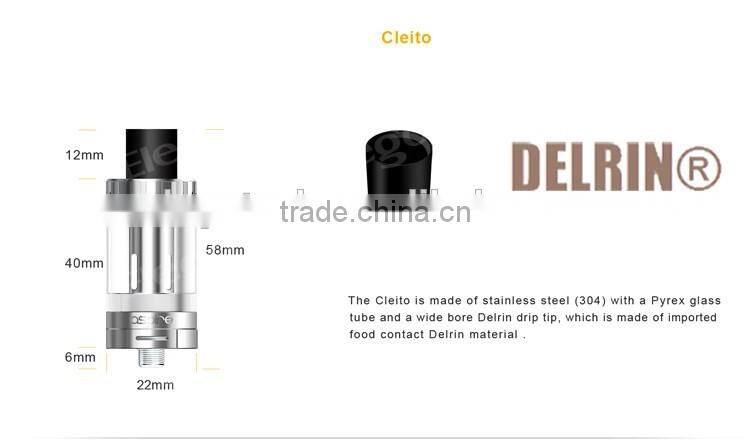 Wholesale Genuine Aspire Cleito Vaporizer with 3.5ml Subohm Tank Dual Clapton Coil