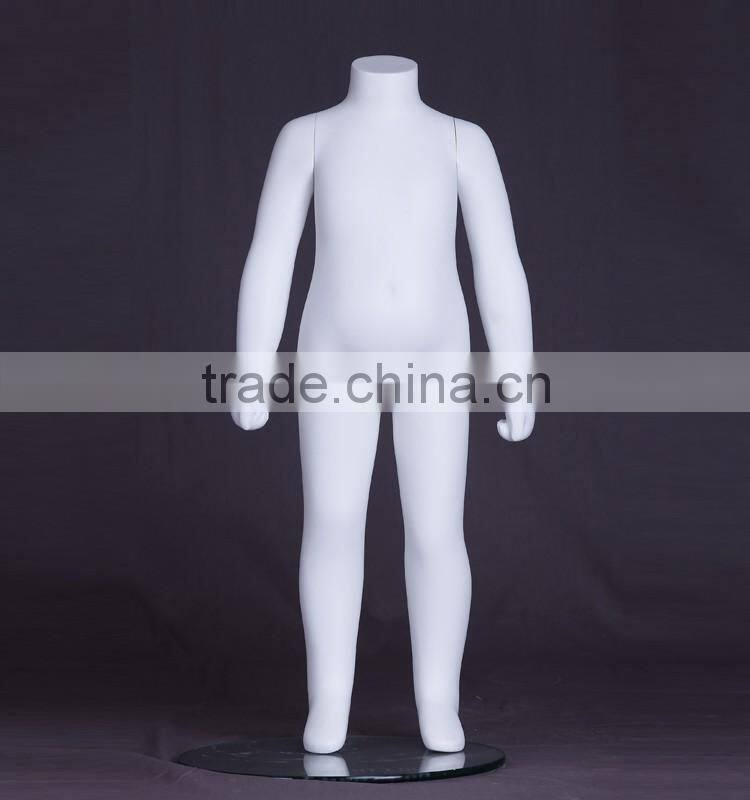 headles fiberglass kid display mannequin