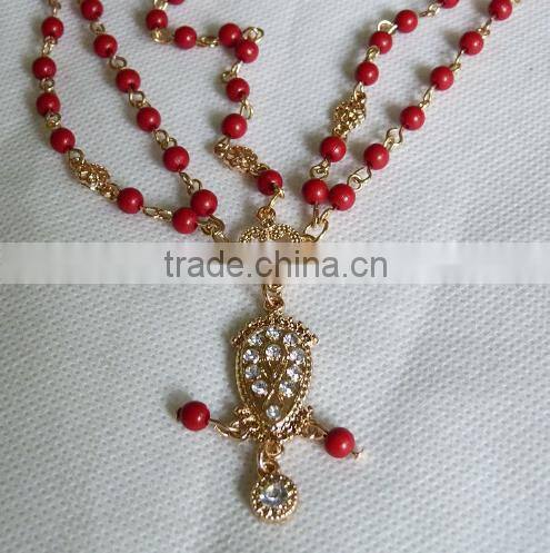 2015 diamond pearl tassel hair accessories jewelry made in China