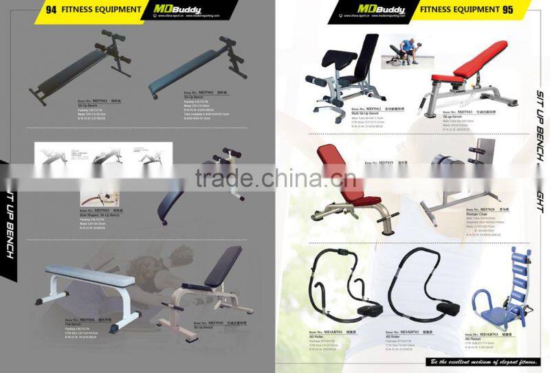 Multifunction gym equipment flat weight gym nastic dumbbell bench