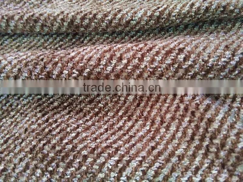 2016 JYH classical design chenille sofa fabric recycled polyester fabric