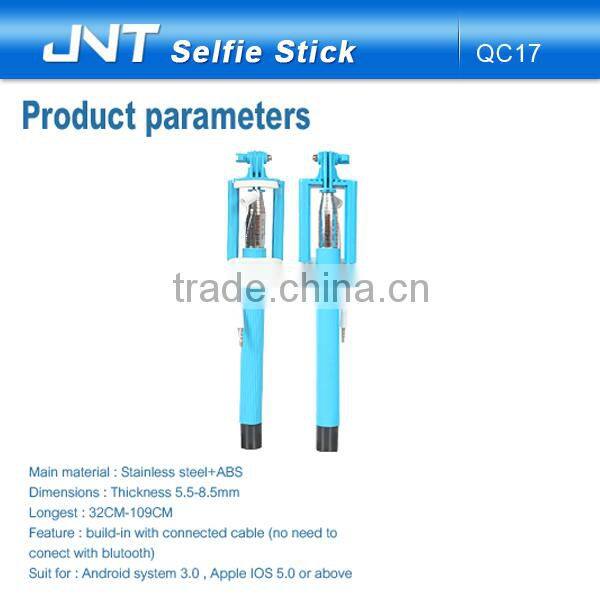 Promotional gift 2015 best fashional SELFIE STICK on sale best price selfie stick
