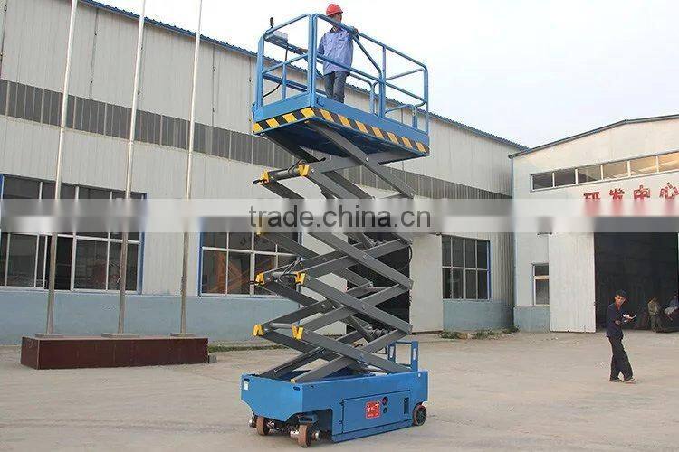 Outdoor and indoor used Self propelled lift platform for sale