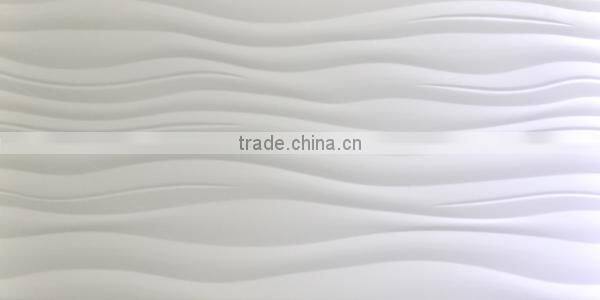 300X600 wavy white wall tile porcelain tile