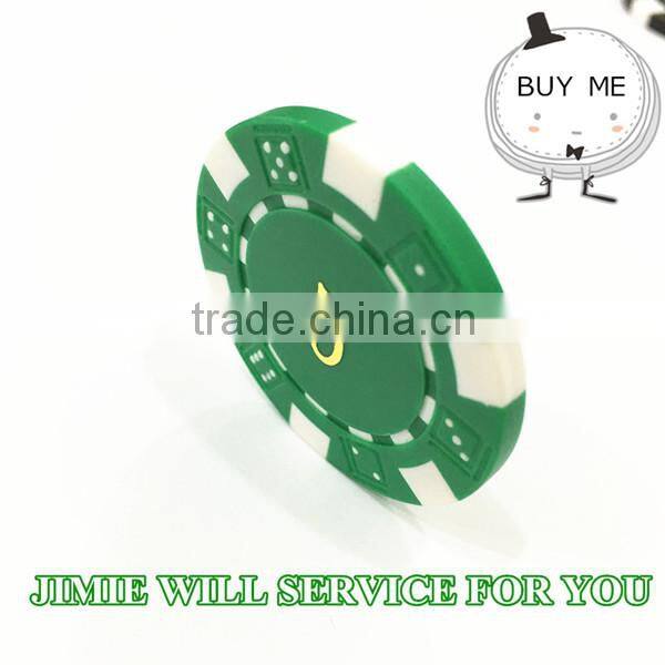 casino plastic magnetic poker chips with gold stamping