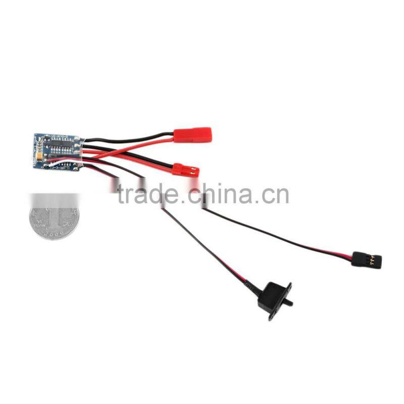 10A Brushed ESC Speed Controller With Brake For 1/16 1/18 1/24 RC Car Boat