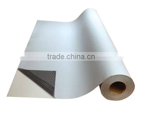 Self adhesive car sticker one way vision window film inkjet printing 180gsm perforated vinyl rolls inkjet pvc vinyl