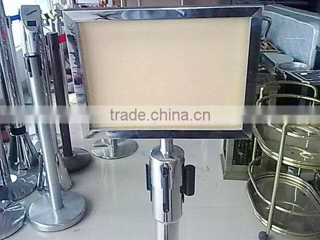 Stainless Steel Frame for Self Retractable Belt Stand