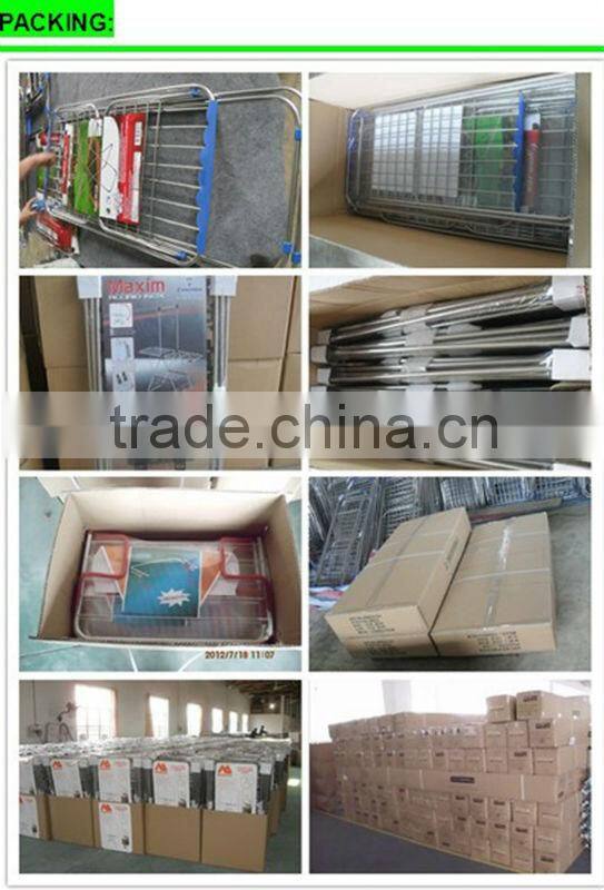 Folding Balcony Stainless Steel Clothes Drying Rack,wall mounted clothes hanger rack