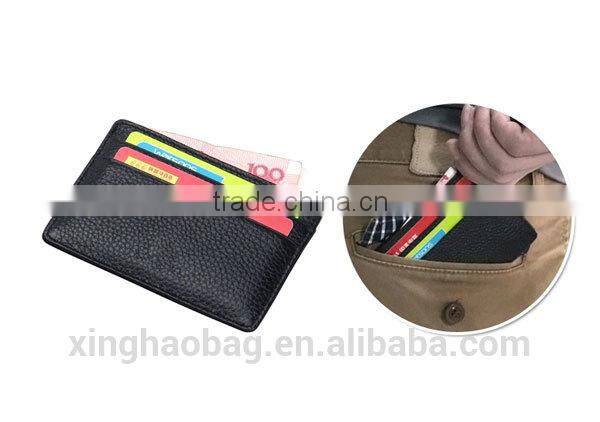 genuine leather high quality business card holder
