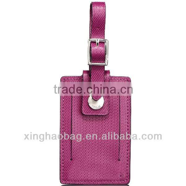 Custom leather name bag tag lauggage tag