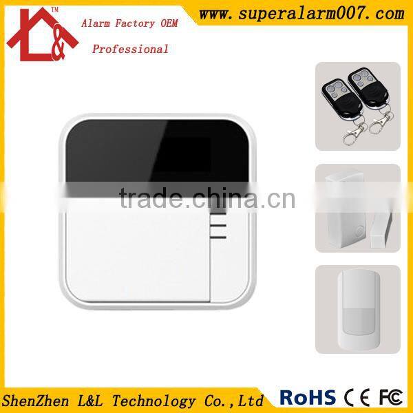 Newer LCD Keyfob alarm system security protection your home safe L&L-X6