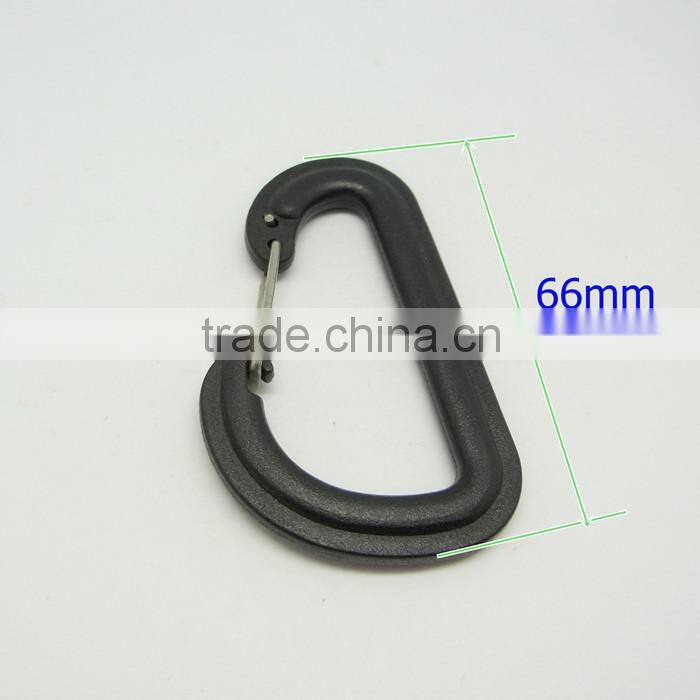 plastic hook, plastic snap hook, bag carabiner hook for keychain