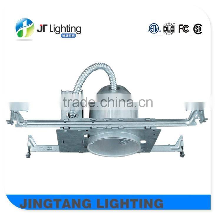 Galvanized material aluminum pot and adjustable T bar thermal protector pot light etl listed