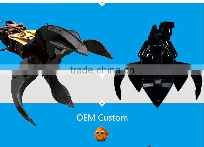 ISO-Certified waste metal handler hydraulic scrap grab