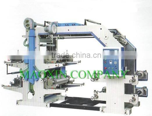 Four color plastic film Flexo Printing Machine