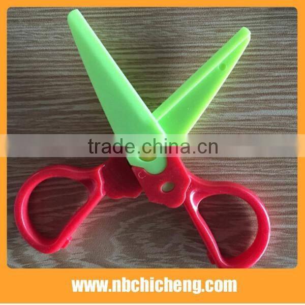 6pcs Colorful Plastic Kids Children School Paper Scissor
