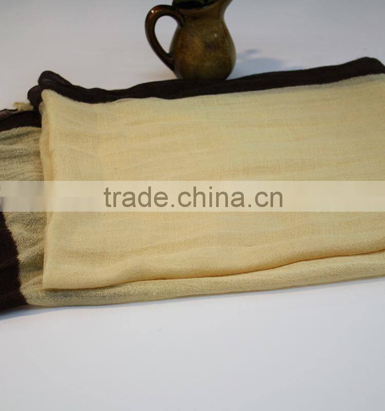 fake brand cotton two tone magic scarf