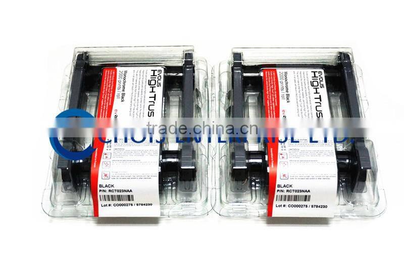 High Trust Evolis RCT023NAA Black Ribbon Replace for RCT011NAA for Primacy Printer Black Ribbon