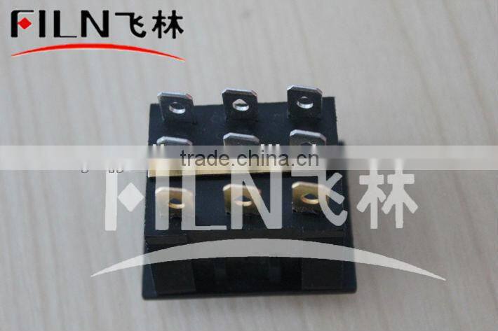 Nylon 9 Pins ON OFF 15A Rocker Switch Panel Mounting