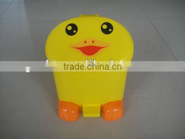 animal shape mini home plastic waste paper bins