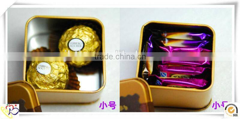 alibaba china decorate 3 size gold tin box wedding favor boxes/decorative boxes for sweets